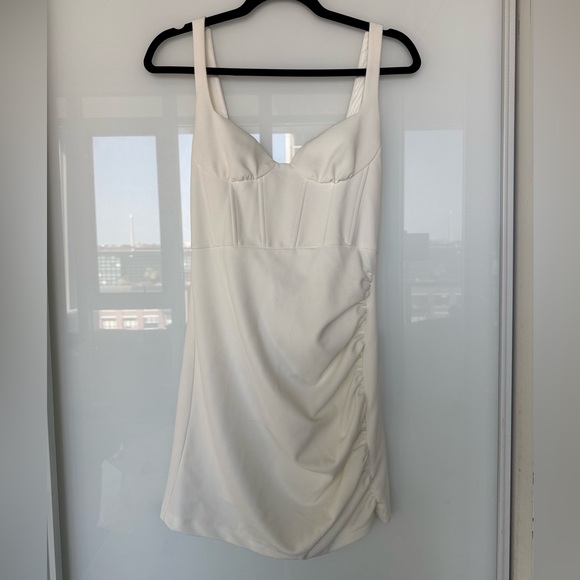 Zara Corset Bustier White Dress - Never Worn - Picture 5 of 5